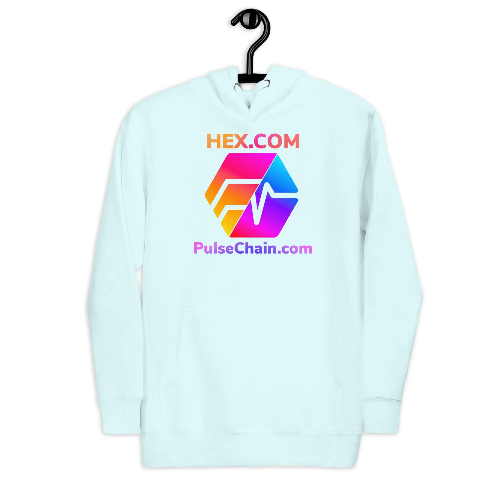 HEX.COM/PulseChain.com Unisex Premium Hoodie